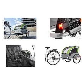 Kinder-Fahrradanhnger Komfort (grn/grau) (86388)