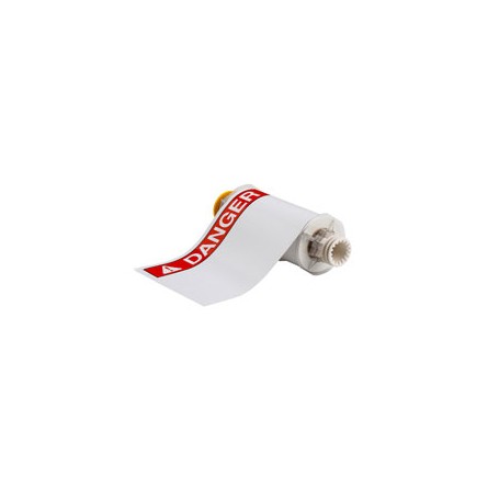 Brady 130753 etichetta per stampante Rosso, Bianco Etichetta per stampante autoadesiva (130753)