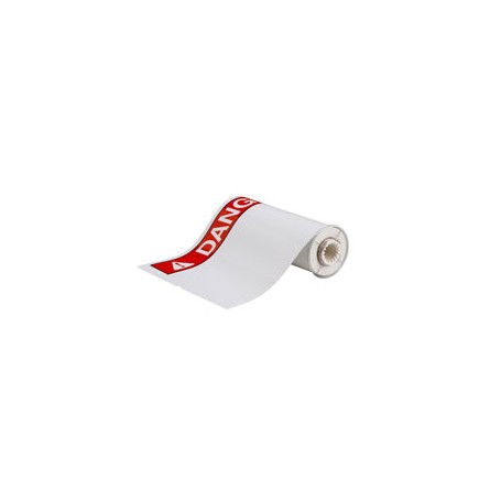 Brady 140887 etichetta per stampante Rosso, Bianco Etichetta per stampante autoadesiva (140887)