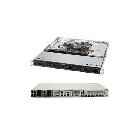 Supermicro SuperServer 5019P-MR Intel® C621 LGA 3647 (Socket P) Rack (1U) Nero (SYS-5019P-MR)