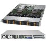 Supermicro SuperServer 1029UZ-TN20R25M Intel® C621 LGA 3647 (Socket P) Rack (1U) Nero, Grigio (SYS-1029UZ-TN20R25M)