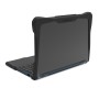InfoCase AO-SNP-L100G4 borsa per laptop 29,5 cm (11.6") Custodia rigida Nero, Trasparente