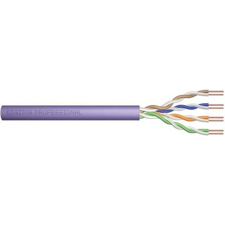 DIGITUS Twisted Pair Installation Cable UTP, CAT 6, Color violet 305M (DK-1611-V-305-1)