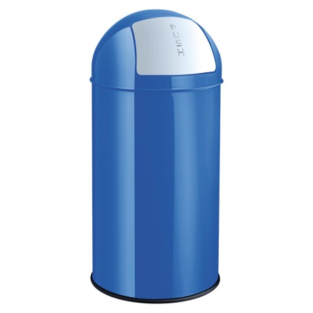 Helit H2401434 cestino per rifiuti Rotondo Acciaio inox Blu