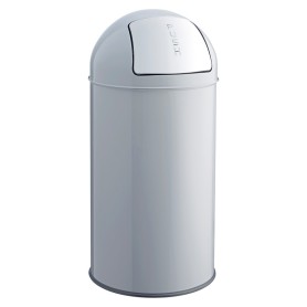 Helit H2401487 cestino per rifiuti Rotondo Acciaio inox Grigio