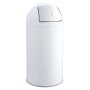 Helit H2401405 cestino per rifiuti Rotondo Acciaio inox Bianco