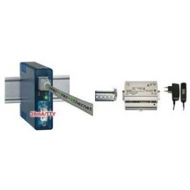 W&T Com-Server HighSpeed 20 mA, 1 Port 1x 20mA/TTY-Schnittstelle, 1x Ethernet 10/100BaseT, Ver - 1 Stück (58664)