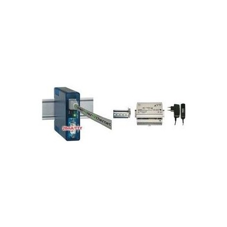 W&T Com-Server HighSpeed 20 mA, 1 Port 1x 20mA/TTY-Schnittstelle, 1x Ethernet 10/100BaseT, Ver - 1 Stück (58664)