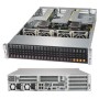 Supermicro SYS-2029UZ-TR4+ sistema barebone per server Intel® C621 LGA 3647 (Socket P) Armadio (2U) Nero