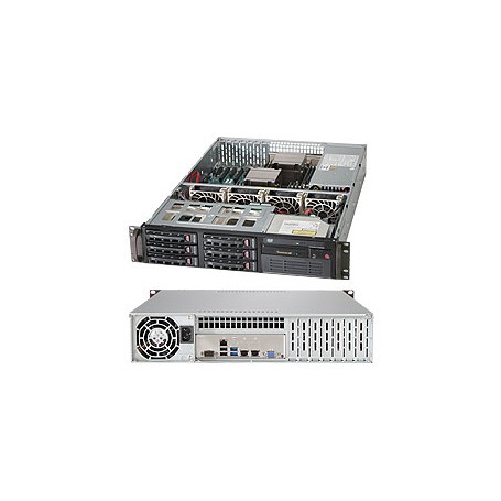 Supermicro SuperServer 6028R-TT Intel® C612 LGA 2011 (Socket R) Armadio (2U) Nero (SYS-6028R-TT)
