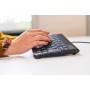 BakkerElkhuizen Goldtouch Travel Go2 tastiera USB QWERTY Inglese US Nero (BNEGTTUS)