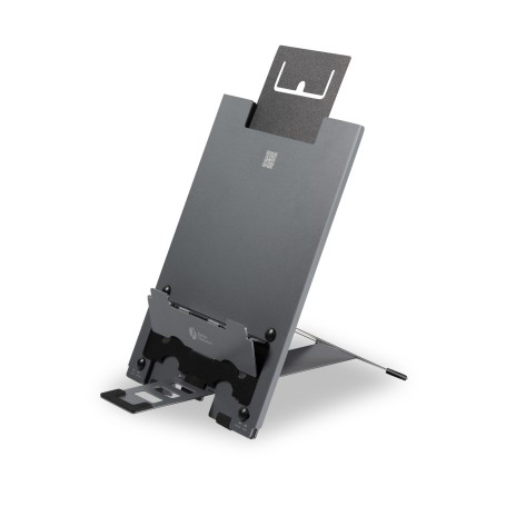 BakkerElkhuizen Ergo-Q Hybrid Pro Supporto per computer portatile Nero, Grigio scuro 40,6 cm (16") (BNEQHPDG)