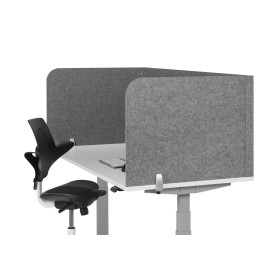 BakkerElkhuizen BE Safety Screen U Grigio chiaro (BNESSULGY160D60)
