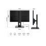 JAPANNEXT JN-I215FLFHSP-C65W Monitor PC 54,6 cm (21.5") 1920 x 1080 Pixel Full HD LCD Nero