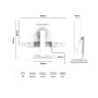 JAPANNEXT JN-IPS2152FHDR-T Monitor PC 54,6 cm (21.5") 1920 x 1080 Pixel Full HD LED Touch screen Bianco