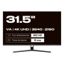 JAPANNEXT JN-V315UHDR Monitor PC 80 cm (31.5") 3840 x 2160 Pixel 4K Ultra HD LCD Nero