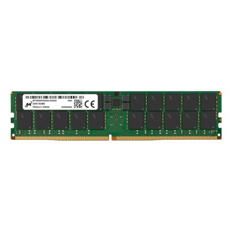 Micron DDR5 RDIMM 64GB 2Rx4 6400 CL52 (16Gbit) Single Pack (MTC40F2046S1RC64BD2R)