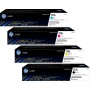 HP Original 117A Toner 4er Set schwarz, cyan, magenta, gelb- 1.000/700 Seiten (OP117ASet)