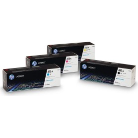 HP Original 415A Toner 4er Set schwarz, cyan, magenta, gelb (OPW415ASet)