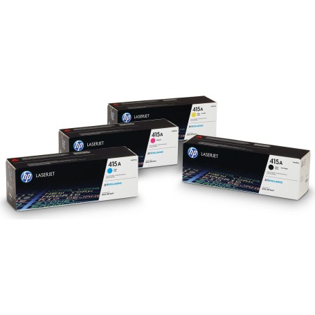 HP Original 415A Toner 4er Set schwarz, cyan, magenta, gelb (OPW415ASet)