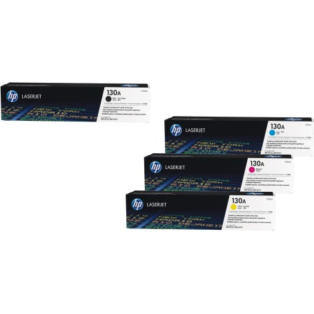 HP Original 130A Toner 4er Set schwarz, cyan, magenta, gelb(CF350A, CF351A, CF353A, CF352A) (OPCF350A)