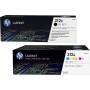 HP Original 312X/ 312A Toner 4er Set schwarz hohe Kapazität,cyan, magenta, gelb (CF380X, Tri-Pack CF440AM) (OPCF380X)