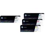 HP Original 201A Toner 4er Set schwarz, cyan, magenta, gelb(CF400A, CF401A, CF403A, CF402A) (OPCF400A)