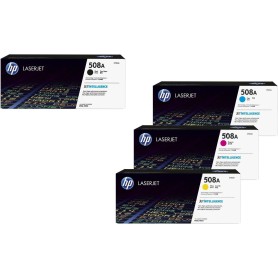 HP Original 508A Toner 4er Set schwarz, cyan, magenta, gelb(CF360A, CF361A, CF363A, CF362A) (OPCF360A)