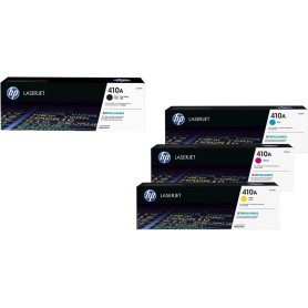 HP Original 410A Toner 4er Set schwarz, cyan, magenta, gelb(CF410A, CF411A, CF413A, CF412A) (OPCF410A)
