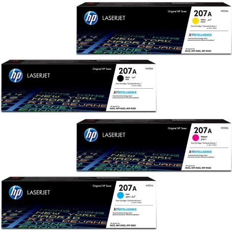 HP Original 207A Toner 4er Set schwarz, cyan, magenta, gelb (OP207ASET)