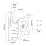 InLine montaggio a parete, per TFT fino a 69cm (27"), max. 15kg (23107D)