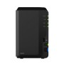 Synology DiskStation DS218 server NAS e di archiviazione Desktop Realtek RTD1296 2 GB DDR4 0 TB DiskStation Manager Nero
