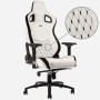 noblechairs Epic Seduta imbottita Nero, Bianco (NBL-PU-WHT-001)