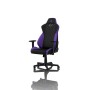 Nitro Concepts S300 Sedia per gaming universale Sedia imbottita tappezzata Nero, Porpora (NC-S300-BP)