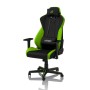 Nitro Concepts S300 Sedia da gaming per PC Nero, Verde (NC-S300-BG)