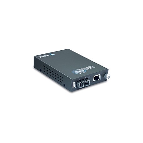 Trendnet TFC-1000S20 convertitore multimediale di rete 2000 Mbit/s 1310 nm Modalità singola Grigio