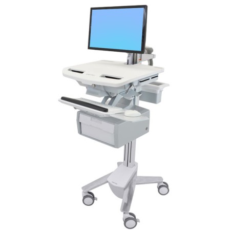 Ergotron StyleView Grigio Pannello piatto Carrello multimediale (SV43-12B0-0)