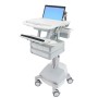 Ergotron SV44-1141-C carrello e supporto multimediale Alluminio, Grigio, Bianco Computer portatile Carrello multim (SV44-1141-C)