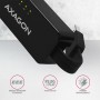 Axagon ADE-XR adattatore per inversione del genere dei cavi USB 2.0 RJ-45 Nero (ADE-XR)