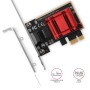 Axagon PCEE-G25 scheda di rete e adattatore Interno Ethernet 2500 Mbit/s