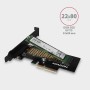 Axagon PCEM2-N scheda di interfaccia e adattatore Interno M.2 (PCEM2-N)