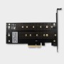Axagon PCEM2-D scheda di interfaccia e adattatore Interno M.2, SATA (PCEM2-D)