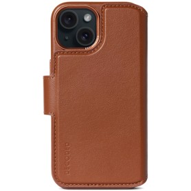 Decoded D24IPO15PLDW5TN custodia per cellulare 17 cm (6.7") Custodia a borsellino Marrone