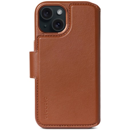 Decoded D24IPO15PLDW5TN custodia per cellulare 17 cm (6.7") Custodia a borsellino Marrone