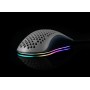 Arozzi Favo mouse Mano destra USB tipo A Ottico 16000 DPI (AZ-FAVO-BKGY)