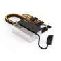 Streacom ST-ZF240 alimentatore per computer 240 W 20+4 pin ATX Nero, Argento (ST-ZF240)
