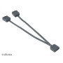 Akasa AK-CBLD08-12BK cavo di segnale 0,12 m Nero (AK-CBLD08-12BK)