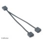 Akasa AK-CBLD08-12BK cavo di segnale 0,12 m Nero (AK-CBLD08-12BK)