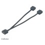 Akasa AK-CBLD08-12BK cavo di segnale 0,12 m Nero (AK-CBLD08-12BK)