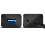 Axagon HUE-SA7BP hub di interfaccia USB 3.2 Gen 1 (3.1 Gen 1) Type-A 5000 Mbit/s Nero (HUE-SA7BP)
